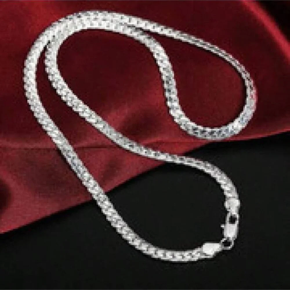 925 Sterling SIlver Chain Necklace - Picture 3 of 3